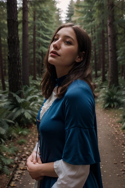 Bild von einer Frau im Wald