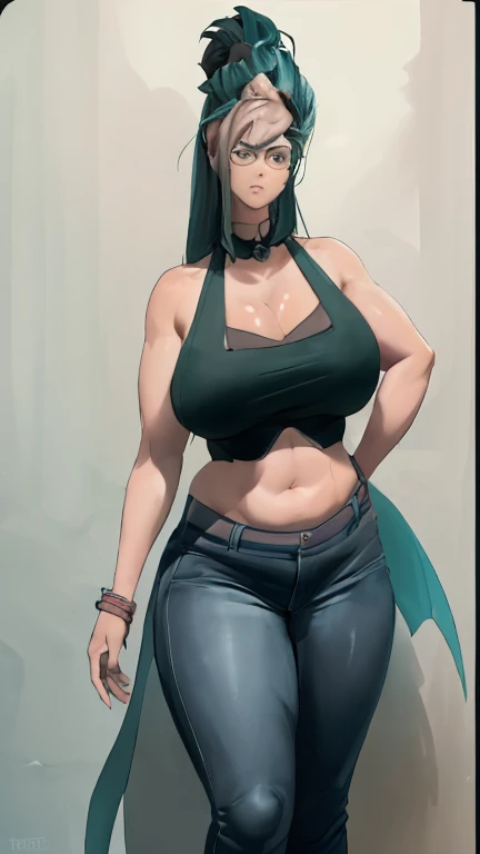 Black leggings big tits big penis futa full body naked breasts out