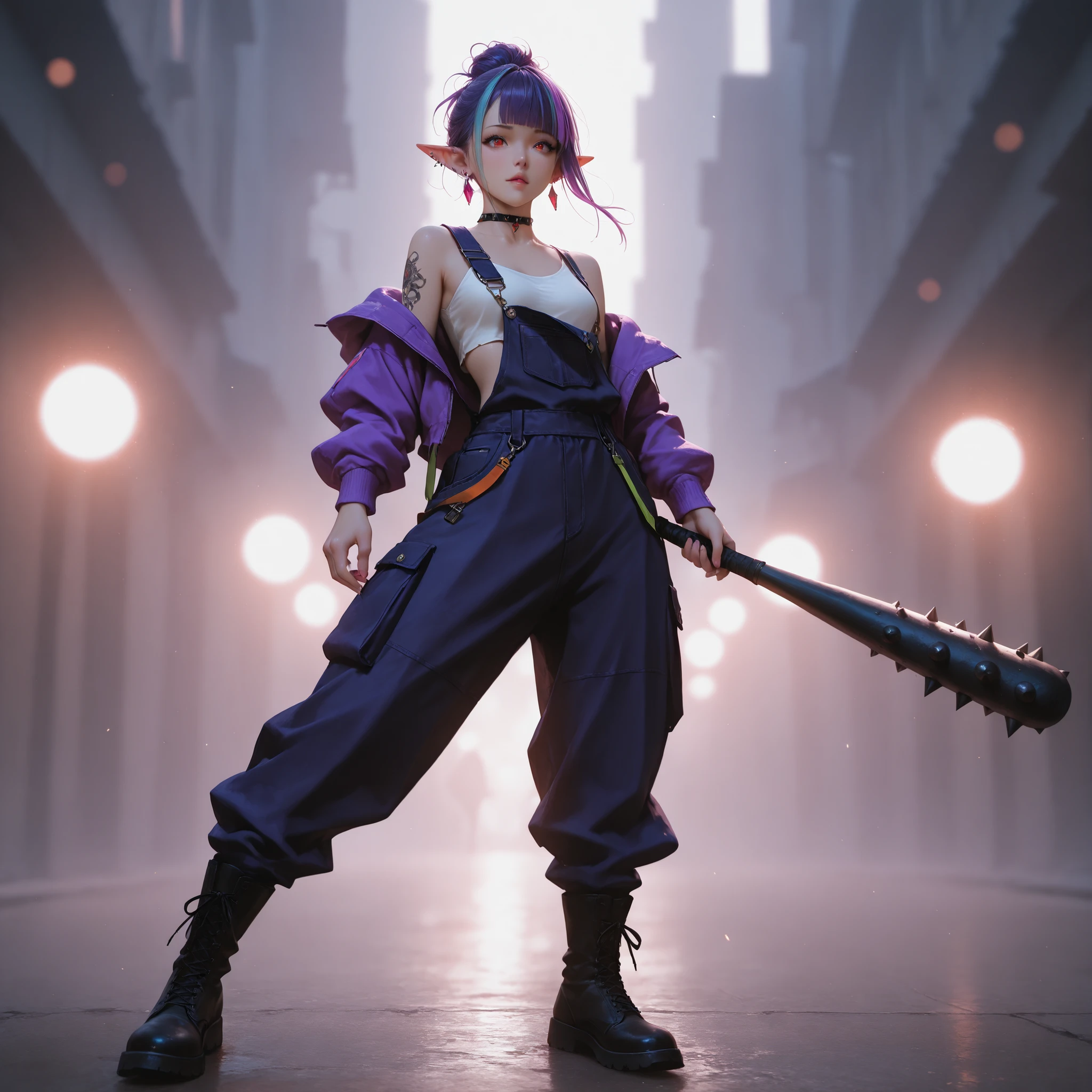 masterpiece, purple hair, best quality, high quality, extremely detailed CG unity 8k wallpaper, scenery, outdoors, sky, cloud, day, mountain, landscape, water, tree, blue sky, waterfall, cliff, nature, lake, cloudy sky,award winning photography, Bokeh, Depth of Field, HDR, bloom, Chromatic Aberration ,Photorealistic,extremely detailed, trending on artstation, trending on CGsociety, Intricate, High Detail, dramatic, Vicky, art by Ənigma 