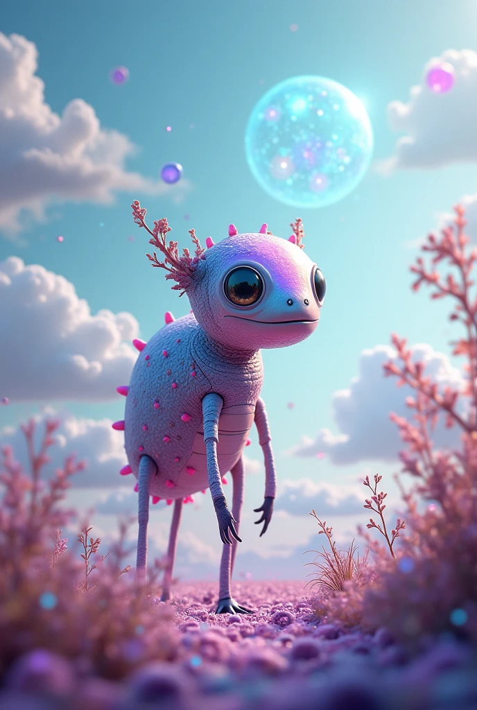 A beautiful portrait art of a cute monster, stay on rock, :d, cute face,
Arthropoid race,Lythoid race,machine, insect crystal body, crystals,
soft light, best quality, hyperdetailed photograph, hyper realistic,
beautiful sunset on background, pink clouds,
<lora:Stellaris_Avatar_Portriats_XL:0.75>