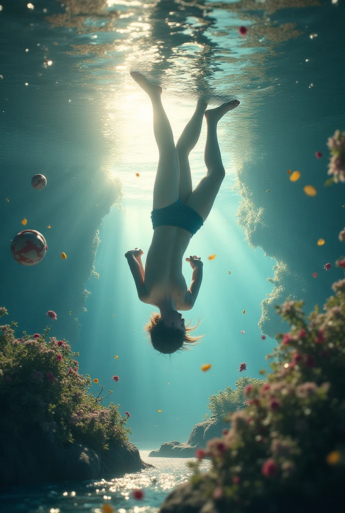 Hug floating water in the space. Super details.