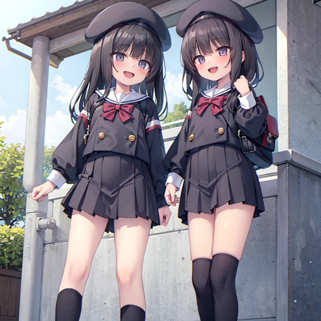 Masterpiece, Best Quality,naked, 2 girls, length_hair, black - SeaArt AI