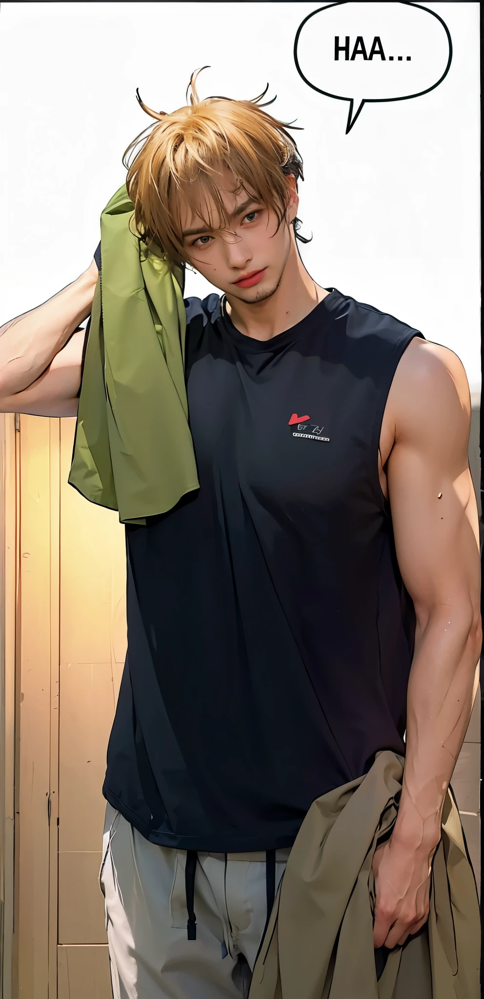 (As a matter of fact, Masterpiece, 8k HD, good light quality, sportswear, fit the face, complicated details), A handsome, muscular young Korean man. ,(Broad shoulders:1.3), 20 years old, be happy, smile brightly, detailed face, delicate eyes, มองดูsky, (Wear a navy tight T-shirt.:1.6), period, black eyes, Black hair color, ผมsmooth, smooth, outdoor sports, Along the garden, Sunny,sky,Surreal,Awesome details,Highest quality,real,(open mouth:1.5)(As a matter of fact, Masterpiece, 8k HD, good light quality, sportswear, fit the face, complicated details), A handsome, muscular young Korean man. ,(Broad shoulders:1.3), 20 years old, be happy, smile brightly, detailed face, delicate eyes, มองดูsky, (Wear a navy tight T-shirt.:1.6), period, black eyes, Black hair color, ผมsmooth, smooth, outdoor sports, Along the garden, Sunny,sky,Surreal,Awesome details,Highest quality,real,(open mouth:1.2)