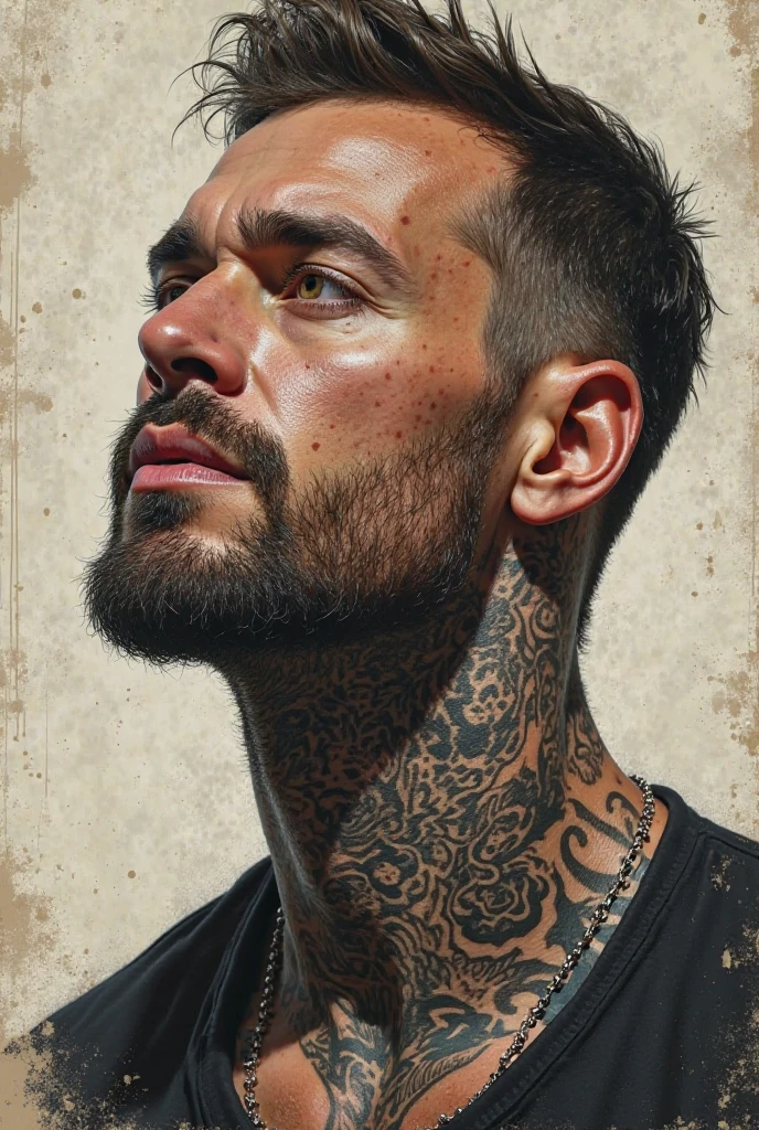 A tattoo about Danny Ocean&#39;s music album divided into 9 parts including song lyrics