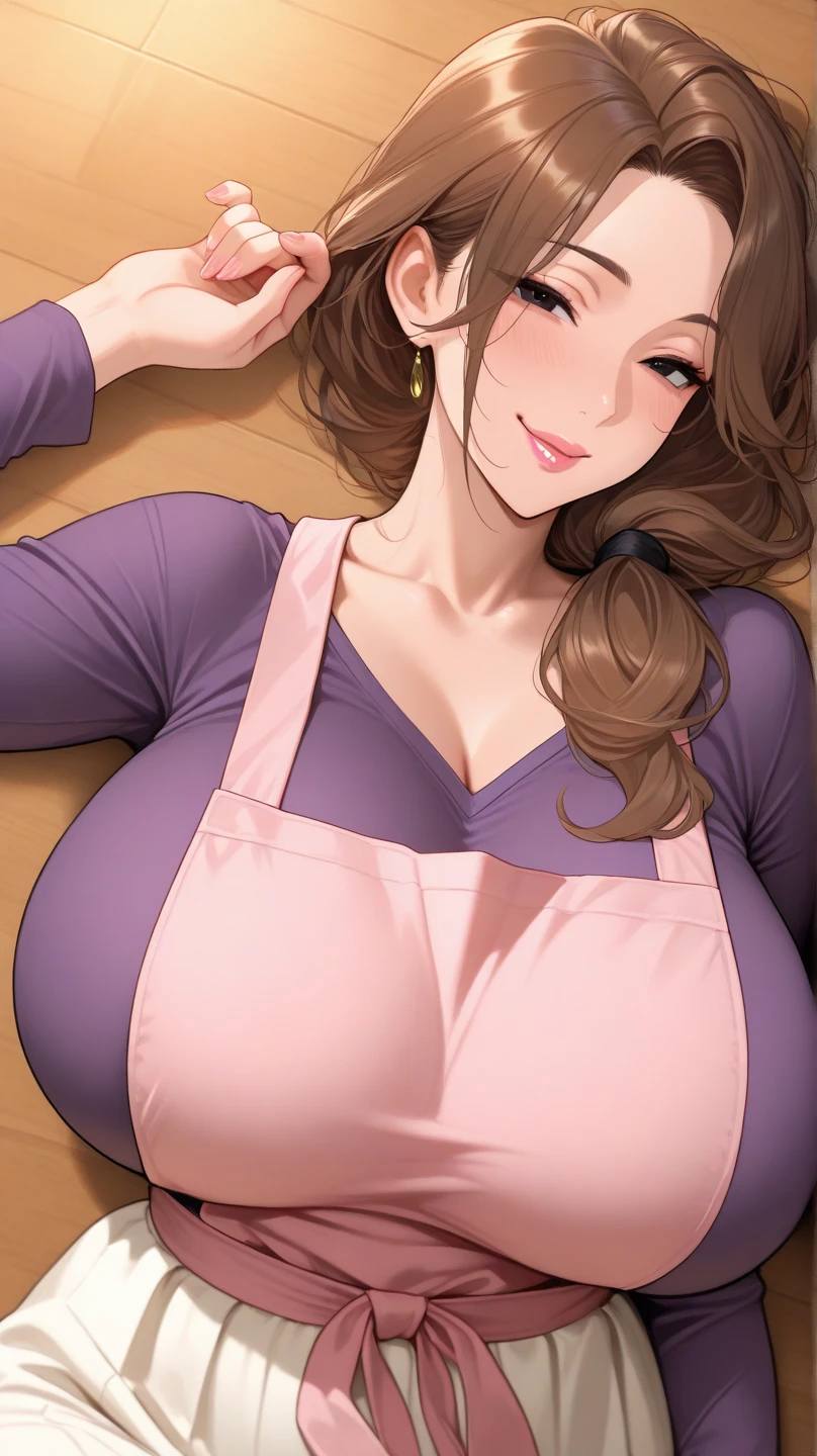 Hot women wear pink dress big breasts big 🍑 having blowjob