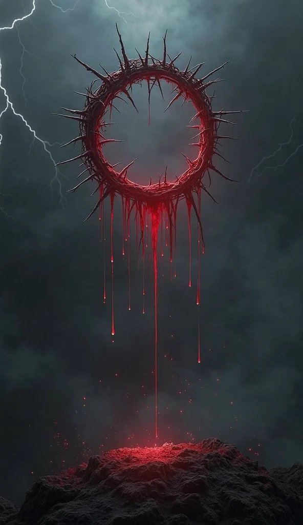 Bloody crown of thorns