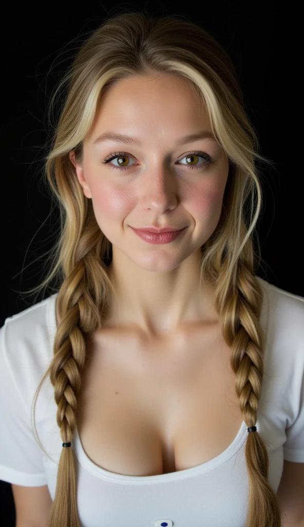 a photo portrait of a beautiful Finnish girl wearing traditional clothes, (smile, happy), (face portrait:1.5), dramatic light , Rembrandt lighting scheme, (hyperrealism:1.2), (8K UHD:1.2), (photorealistic:1.2), shot with Canon EOS 5D Mark IV, detailed face, detailed hair