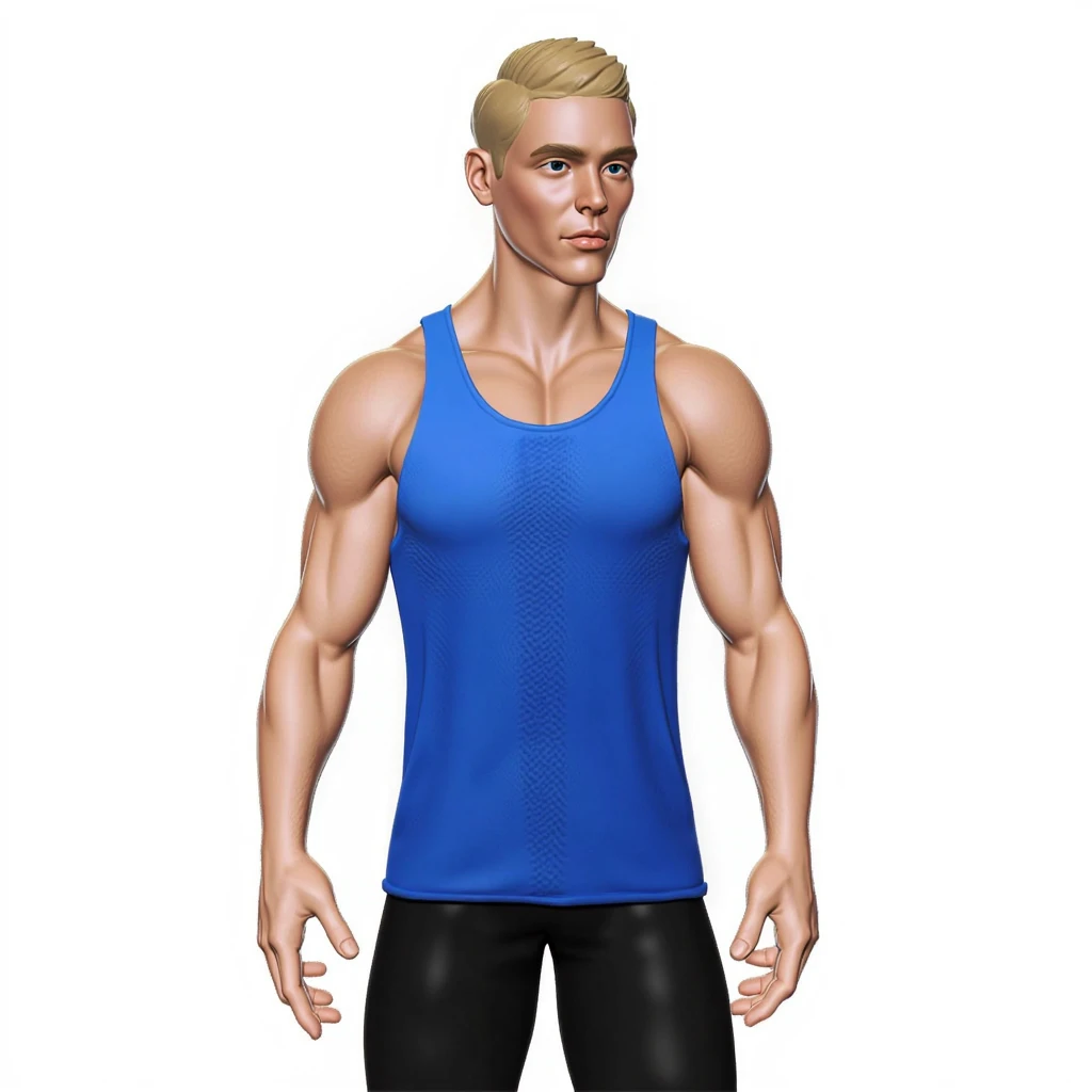 a close up of two men with no shirts on standing next to each other, 3 d daz occlusion, realistic body structure, head and torso only, detailed body and face, muscular character, body meshes, anatomy for sculptors, extreme detailed face and body, muscular bodies, centralized head and upper torso, head and upper body only