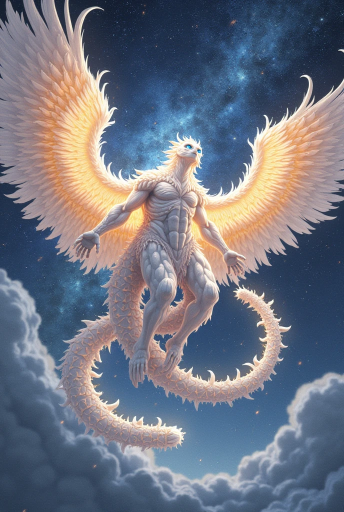 Fantasy, dark fantasy,
daytime, daylight,
Beast,
Dragon-like,
full body,
(air elemental:1.5),
rough stone-like skin,
rough stone-like wings,
(albino:1.3),
(majestic:1.2),
action,
strong air currents,
Majestic albino gargoyle soaring through the sky,
Iridescent highlights catching the light,
Enormous bat-like albino wings with stony-details,
Sleek muscular body conveying agility and power,
Sharp elegant features with piercing luminous eyes,
(Vast sky filled with dynamic ethereal elements:1.2),
(Layers of clouds creating depth and movement:1.2),
(Hints of wind currents:1.3),
(Gentle drifting clouds enhancing the feeling of air:1.1),
(Subtle wing flapping animation giving sense of life:1.1),
(Parallax effect creating a sense of depth and immersion:1.1),
Whisper of wind soundscape,
Boundless ethereal nature of the air element,
Purity and rarity symbolized by albino coloration,
Guardian of the skies maintaining balance and harmony,
HD, very detailed,
 <lora:more_details:1.0>, <lora:dragonborn_offset:0.6>,