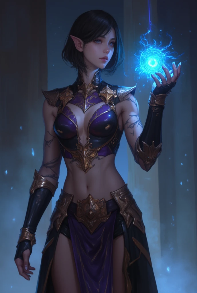 Photorealistic, incredibly beautiful nature background, one girl, one beautiful age Saudi girl, (full body1.0), (erotic posing:1.5), (magic attack posing:1.2), (electric shock from hands:1.1), (detailed Nano-suit with beautiful fractal or marble design:1.2) (It is decorated with jewels of three colors: sapphire, emerald, ruby:1.5), beautiful face, portrait, (thick eyebrows:1.1), (big violet eyes:1.1), symmetrical fine beautiful eyes, (ultra-detailed violet eyes:1.2), High resolution eyes, happy and seductive smile, intimate face, joy, smile, laughter, (ultra-detailed skin texture:1.4), detailed pores, perfect anatomy, thin, beautiful toned body, hair bow, (moist skin:1.1), sweaty, no makeup, anatomy, focus face, good looking, sensual face, elegant face, nice, sweet, cyberpunk sci-fi, (intricated designed gauntlet:1.1), blurred background, blurred foreground, depth of field, (motion blur:1.1), complex colorful biomechanical bodysuit, zentangle, mandala, entangled, 8K portrait, best quality, very high resolution, (small breasts:1.2), thin breasts, (beautiful nipples:1.2), nsfw,
