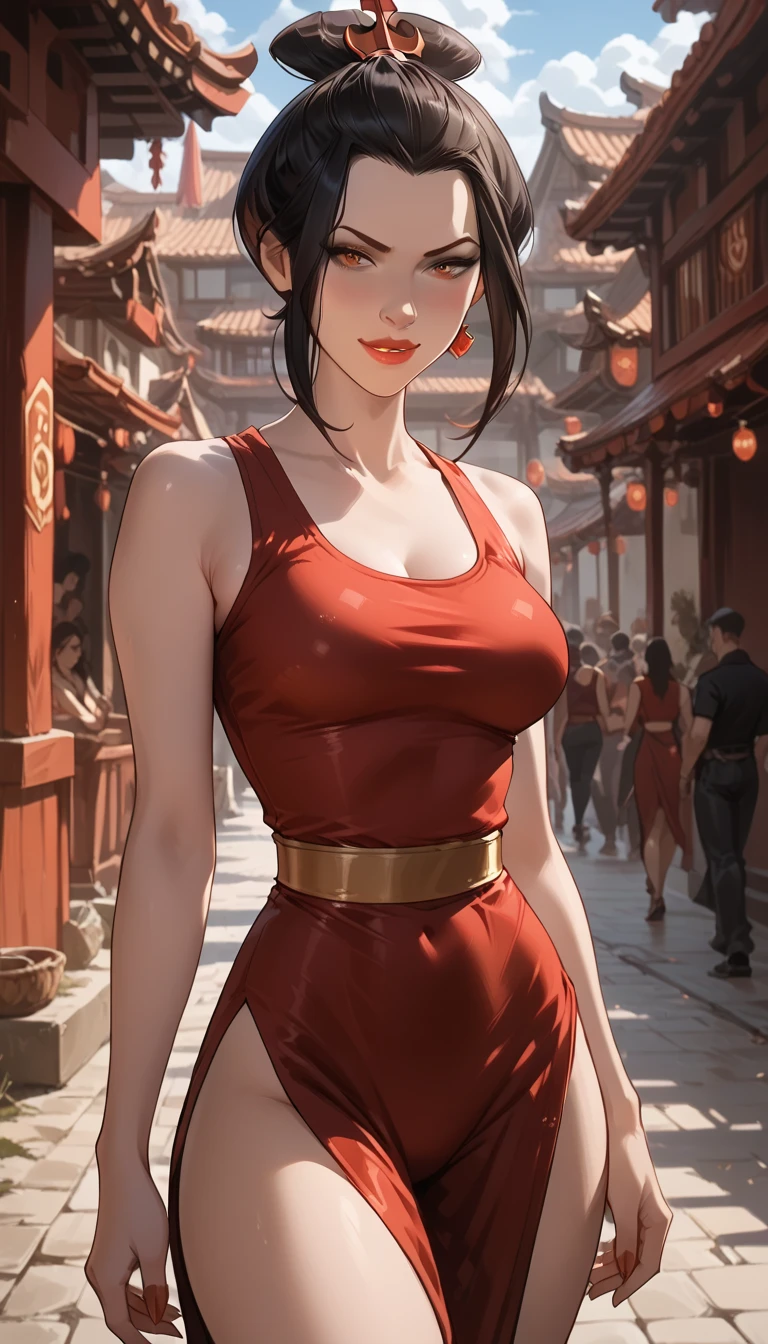 Best quality,masterpiece,ultra-detailed high res,(photorealistic:1.4),raw photo,,illustration,
1girl dancing,(solo:1.2),(cowboy shot:1.2),(hair crown:1.2),Traditional chinese dunhuang style clothes,Strapless,(red eyeliner:1.2),(big breasts:1.4), earrings,dynamic angle,Opera House,messy_long_hair,ink,cinematic lighting,lens_flare,Velvet,chrysanthemum,Tassel,Ribbon,color embroidery,