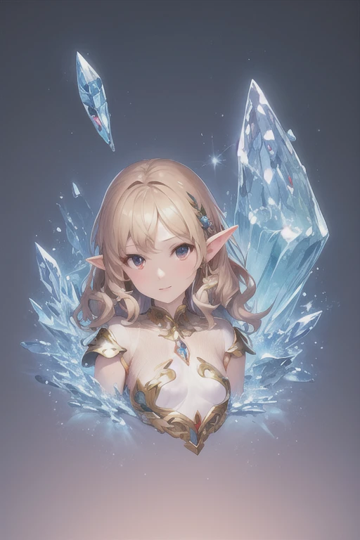 ((masterpiece )), (top quality), (best quality), ((ultra-detailed, 8k quality)), Aesthetics, Cinematic lighting, (detailed line art), 
BREAK, 
absurdres, adult elf female, athletic proportions, Bent over pose, dynamic angle, (white dress with ice crystals), (white cloves with ice crystals), (surrounded by ice), (the garden of an ice castle),
BREAK, 
highly detailed of (elf), (1girl), perfect face, details eye, Bob cut hair, Blunt bangs, (hair between eye), blonde white hair, blue eyes, eyelashes, eyeshadow, pink eyeshadow, light smile, design art by Artgerm, by Kawacy, By Yoshitaka Amano,
BREAK, 
((perfect anatomy)), nice body, medium breast, extremely detailed finger, best hands, perfect face, beautiful face, beautiful eyes, perfect eyes, perfect fingers, correct anatomy, 