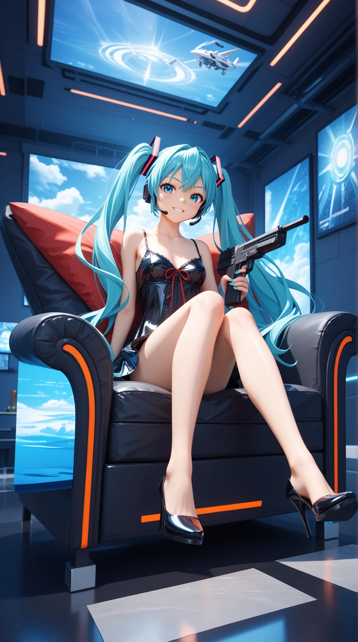 the robot tears up the girl Nyuta (Ranettes) with your dick


