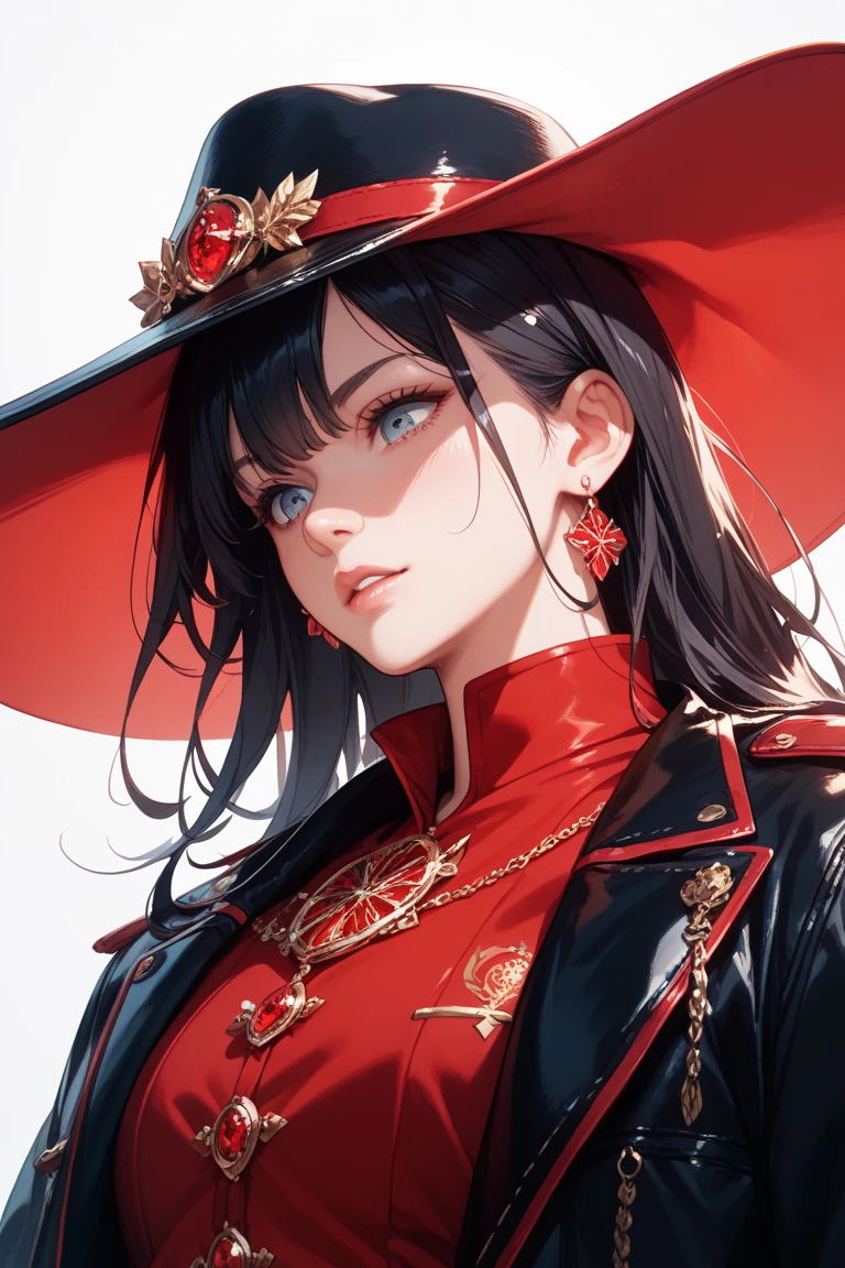 (detailed face and eyes:1.3),
<lora:oda-10:1>,oda_smoll,hat,cape,red eyes,military uniform,black hair, (evil smile:1.4), (evil grin:1.3), <lora:ink-0.1-3-b28-bf16-D128-A1-1-ep64-768-DAdaptation-cosine:1>,white background,ink,red theme, 
Ultra-detail,(highres:1.1),best quality,(masterpiece:1.3),cinematic lighting,