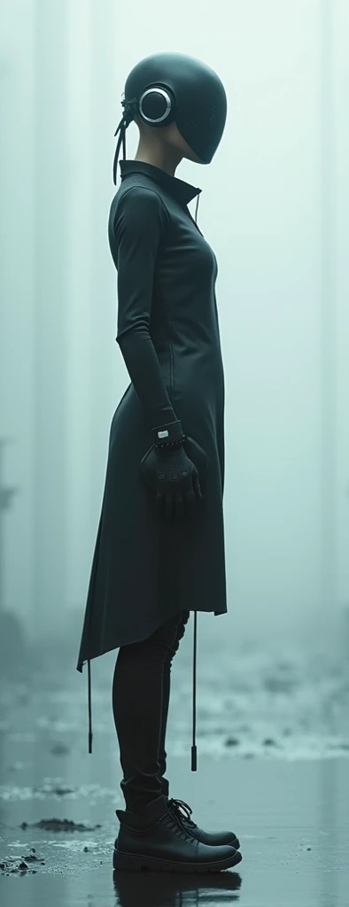 wraps around entire body, male, skinny boy, male, femboy, feminine male, effeminate, bulge, big bulge, mummy, one eye exposed, full body, full_body, simple background, standing, bandages around entire body, arm wraps, leg wraps, body wraps, face wraps, wrapped completely in bandages, solo, hair over one eye