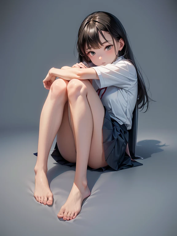 (Highest quality、Ultra-high resolution、masterpiece:1.3), Middle-length hair with bangs, Moisturized eyes down to the finest detail, Textured skin, Highest quality, 8k, Blurred Background, (huge , Long legs, Legs exposed through slits), Wear slip-ons, Natural color lip, smile, A woman with perfect style, I'm in a high traffic area, (Colorful patterns(Red and blue embroidery)Girls' Chinese Dress:1.2), Look forward, Looking into the camera
