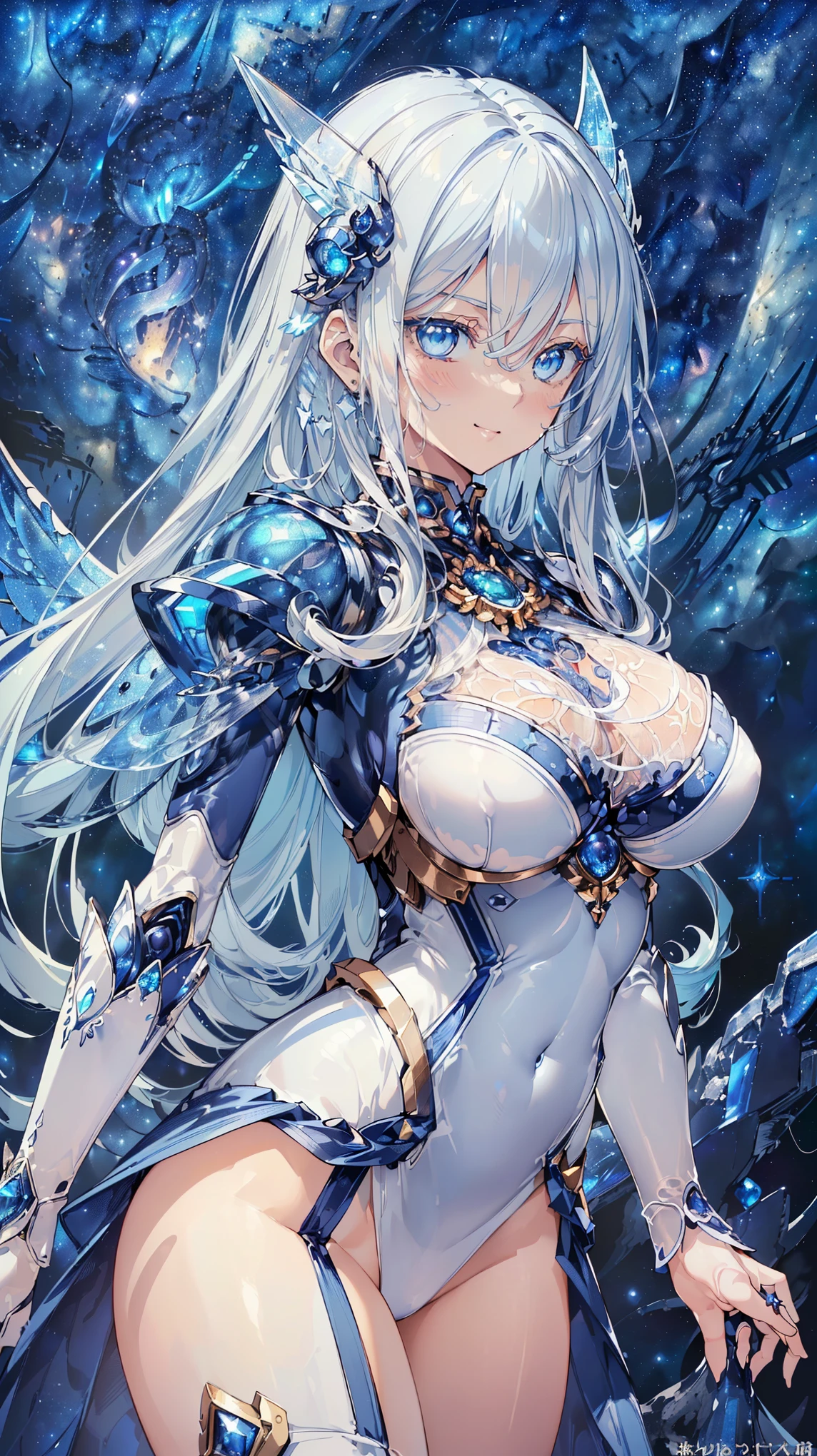 (masterpiece), best quality, expressive eyes, perfect face,1girl,neuvillette,genshin impact,courtroom,water bubbles in the air,giant water bubbles,shy smile,blush,cowboy shot,glowing eyes,big breasts,cleavage,long hair,sapphire gems,bare shoulders,(magical girl:1.4),studio lighting,(sparkle:0.9),(glitter:0.9)