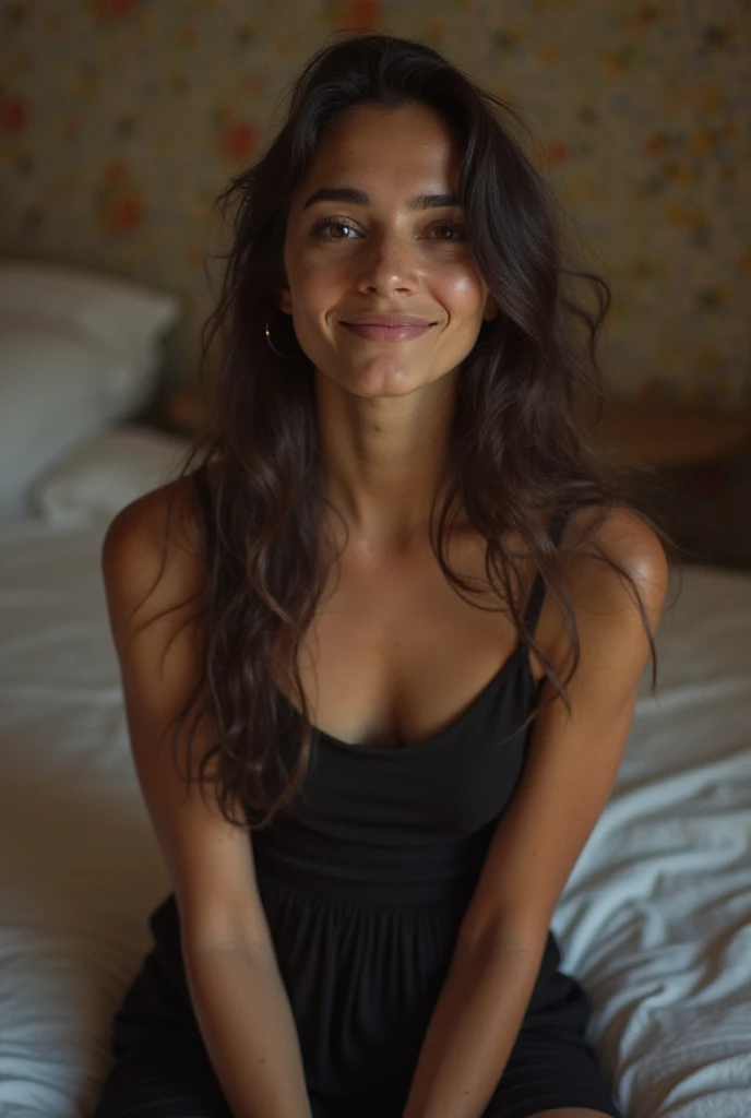 beautiful black smiling woman