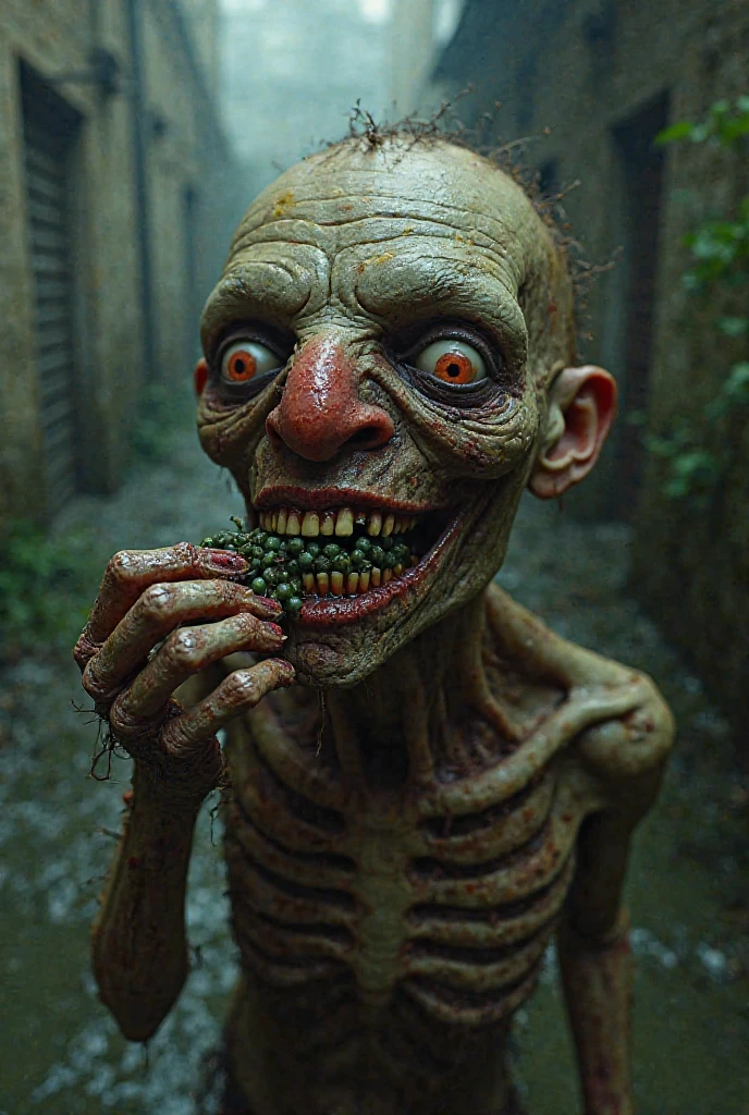 An Anime masterpiece Zombie Banana. Cinematic, terror, horror, Blood