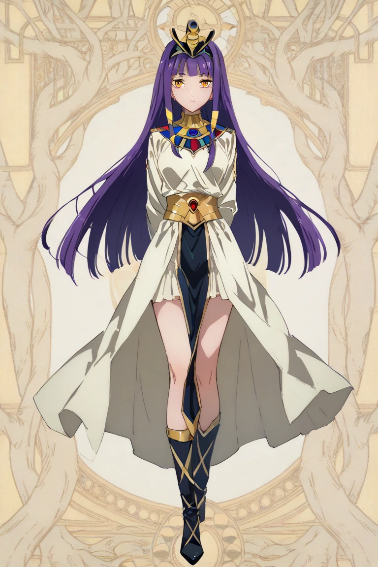 makima egyptian priencess look, full body standing