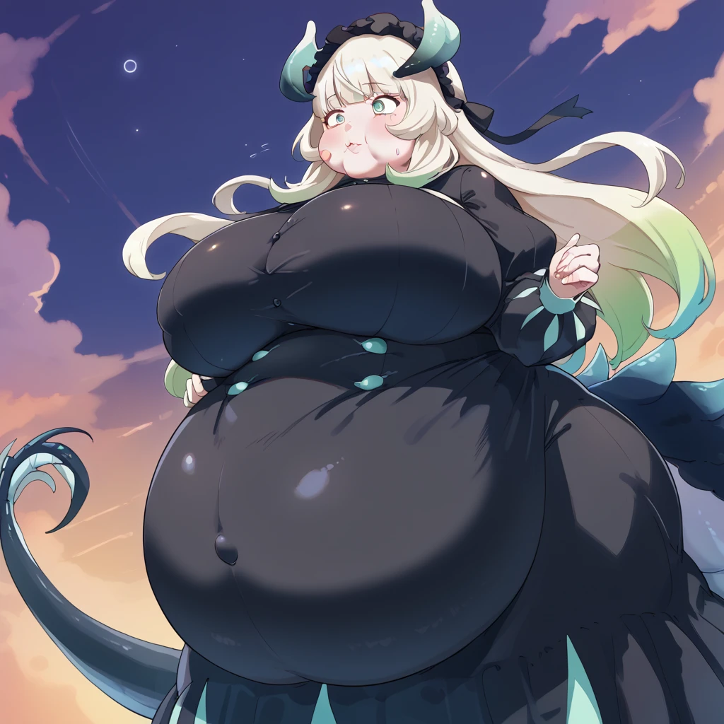 Huge huge belly