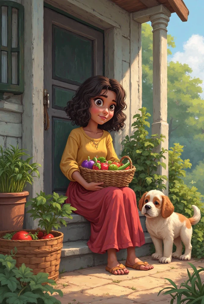 1890s Whimsical Picnic in the Lavender Labyrinth (Location: Lavender Labyrinth)
Character: A Latino tween girl with lavender-scented hair enjoys a whimsical picnic in the intricate Lavender Labyrinth during the 1890s, capturing the spirit of Enid Blyton's idyllic tales.