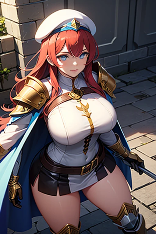 masterpiece, best quality, beautiful art, high resolution, well formed hands, body and fingers, 1 woman, solo, Maou, underboob, adult, large and round breasted, cleavage, hair ribbon, wearing a Leina Vance outfit, loin cloth, full body picture, sexy and skimpy bikini armor, gorgeous hips, legs and thighs , ryona , in peril, she is being beaten up by her opponent, she is knocked down and she is slapped in the face , she is pushed against the wall, being humiliated by her opponent, receiving the impact of her opponent's attacks, closed eyes, screaming in pain and agony, heroine in peril, ryona and perilous scene, bouncing breasts, weak and helpless, martial arts tournament on the beach