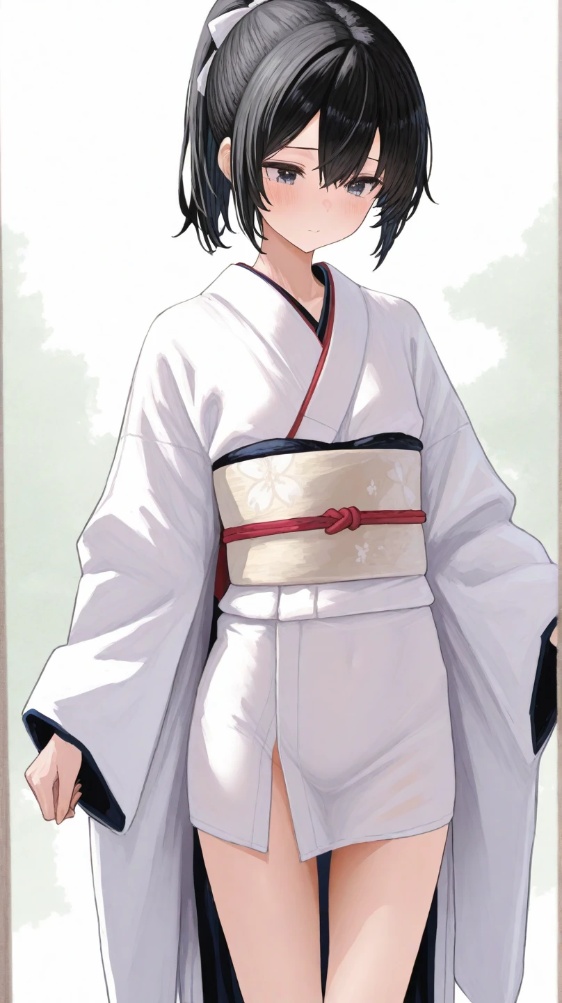 best quality,masterpiece,1girl,solo,(((NSFW))),(((9years old))),japanese girl,an extremely cute and beautiful girl,highly detailed beautiful face and eyes,petit,cute face,lovely face,baby face,shy smile,show teeth,black hair,medium short hair,Hairless pussy,flat chest,skinny,slender,(((wearing a wet white mini Japanese yukata))),(((standing in a Japanese garden))),she is looking at the viewer,hands lift up dress,(upskirt above the waist:1.1),(no panties:1.1),(legs spread wide:1.1),(no bra:1.1)