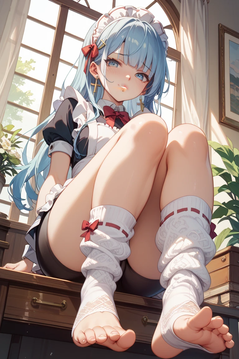 highest quality、High resolution、detailed background、beautiful and detailed face、beautiful and smooth skin、skin texture、professional lighting、Beautiful girl、(huge breasts:1.2)、sexy sailor suit or uniform、Pleated mini skirt with tartan plaid pattern、cute hairstyle、white knee high socks、((tied to a chair in a small room、全身をbeing restrained、手足をbeing restrained、being restrained、to be tied up))、tied up and legs spread、looks like you'feel like cry、Show your side while being restrained、
underboob、panty shot、white panties、camel toe