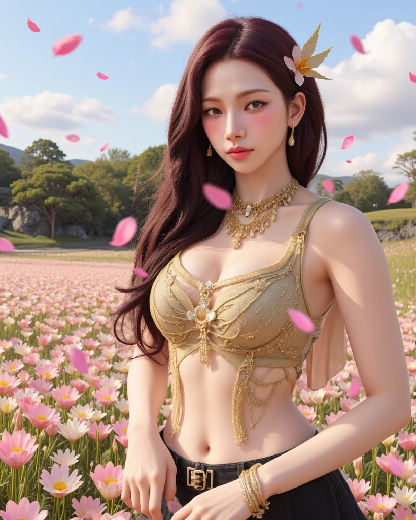 Super beautiful, high resolution, masterpiece, super realistic, a sunny beautiful beauty, elegant and generous, 22 years old, delicate collarbone, beautiful and delicate face, smile, beautiful big eyes, smart and spiritual, perfect body, back, completely close to the flesh tight tulle skirt, ultra-thin and tight, see-through,