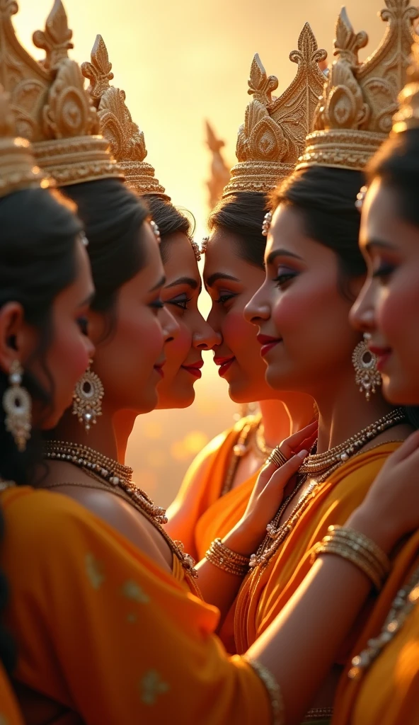 Image for the sri lankan traditional men & women dance of ' තාලම්පට dance" gold ,red , marune and black mix images