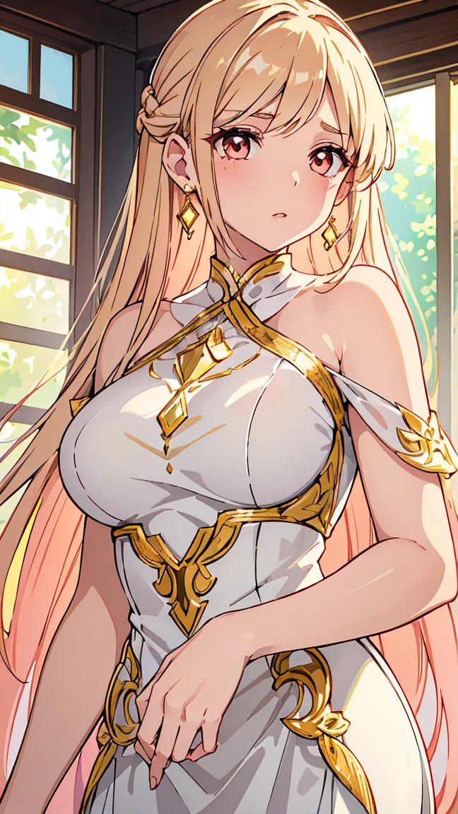 女の子1人、flaxen hair、Long hair、flaxen eyes、I'm skinny、All 、large boob、Bare、raise leg、Glowing skin、full of sweat、Glowing skin、grass field、