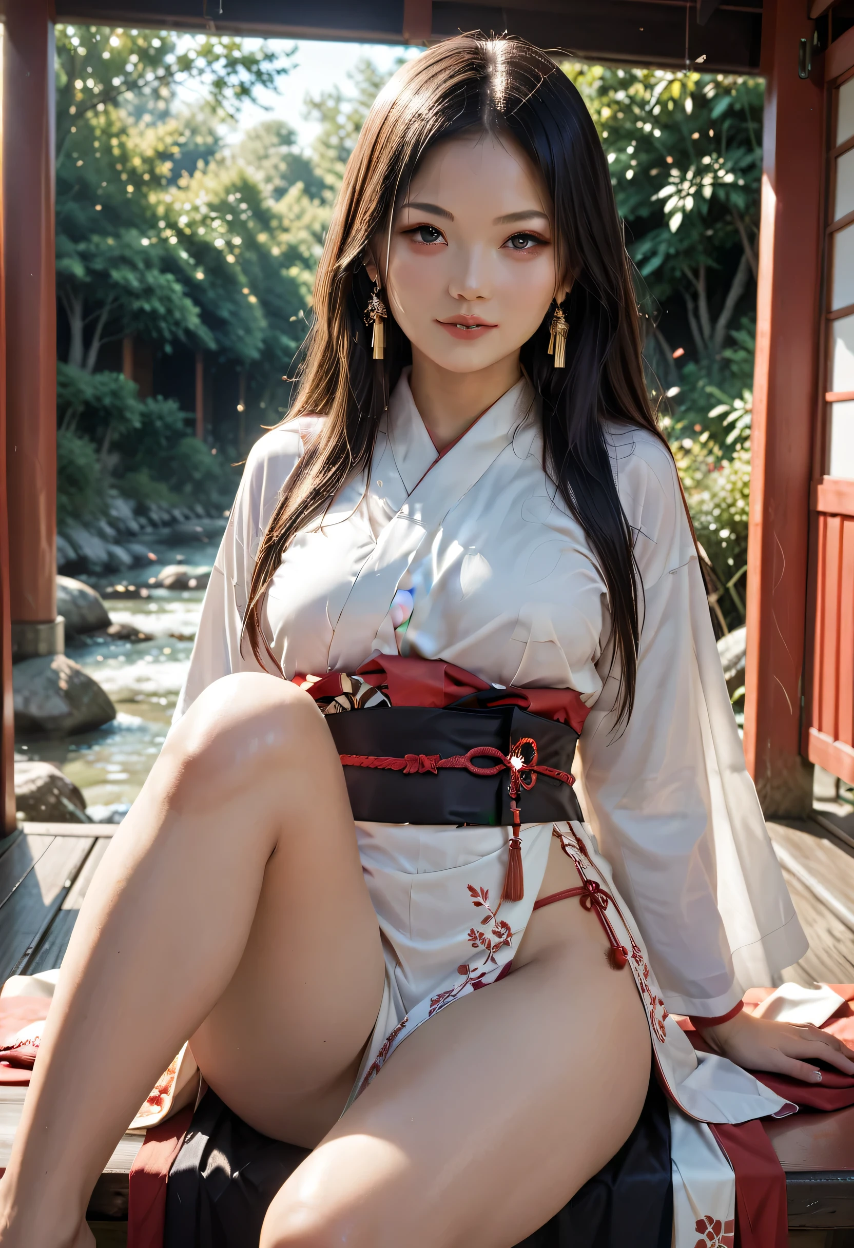 (((spread pussy)),clothes lift,(Seductive pose:1.5),pussy juice,holding a Katana,elongated:1.6),8K, open one's chest,thigh gap,(sexy pose,squatting on one knee:1.2),Decorate your head with a fox mask,,masterpiece, RAW photo, highest quality, detailed:1.2),realistic, Extremely detaileded CG unifies 8K, 8K, diamond, and wallpaper, Depth of bounds written, cinematic light, Lens flare, ray tracing, (非常にbeautiful顔, beautiful唇, beautiful目), intricate detailed face, ((ultra detaileded skin)) 1 girl, cute korean girl, K-POP idol,(Slim Fit Body), ((view viewer)), (japanese kimono beautiful vermilion:1.5), (injection sleeve) , From top to bottom,Background Temple,indoor, (neon light), (slender:1.5),cute korean girl, earrings, clear eyes, walk , (white skin), (Big eyes), ((upper body shot)), bodycon mini dress, Tight Mini Dress , Yellow Mini Dress, Monochromatic dresses, black choker, side shot, slim body shape, healthy thighs,open your legs a little,Chest swelling,look up from below,(barefoot:1.2),,,(open clothes:1.3),((vaginal)),(sex,cum on breast,large breasts,squatting,open legs,1boy、penis:1.7)