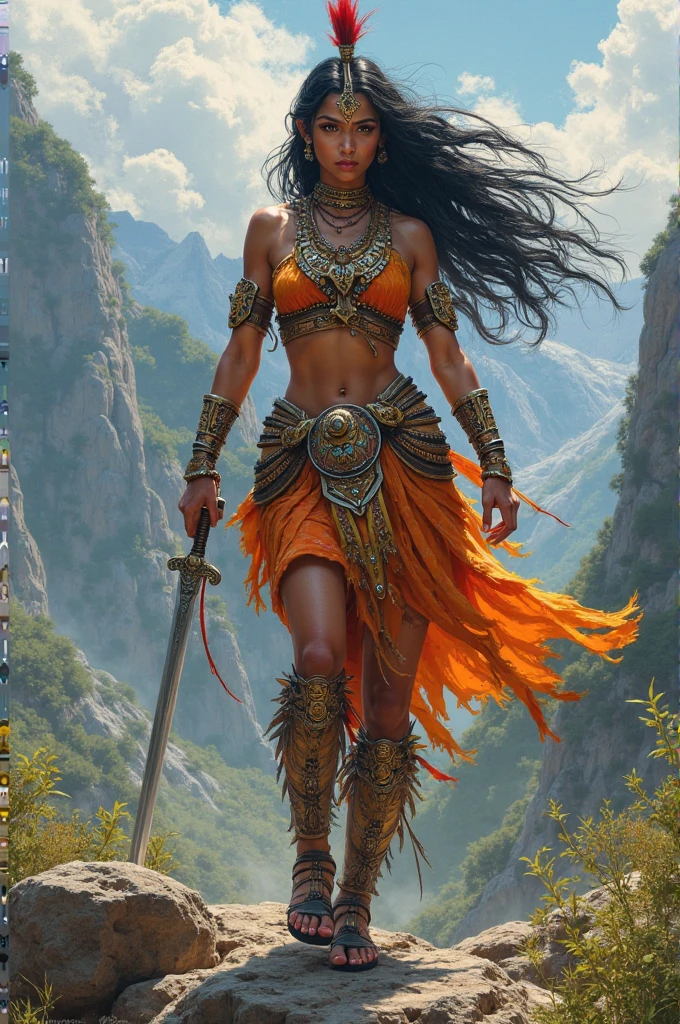 ((masterpiece)、(top-quality)、(reallistic))、beautiful queen、Bondage style、latex shiny、by Luis Royo:1.4、1girl in、Sexy Daughter、Small fashionable tattoos、Attractive earrings with striking beauty、Super beauty、Super Ultra Ultra Bikini、standingn、The upper part of the body、Beauty in return、Fantastic mythological landscape