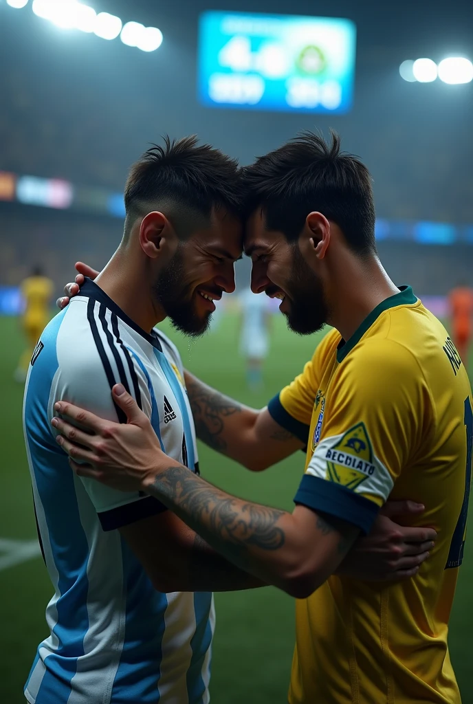 Create messi kissing messi
