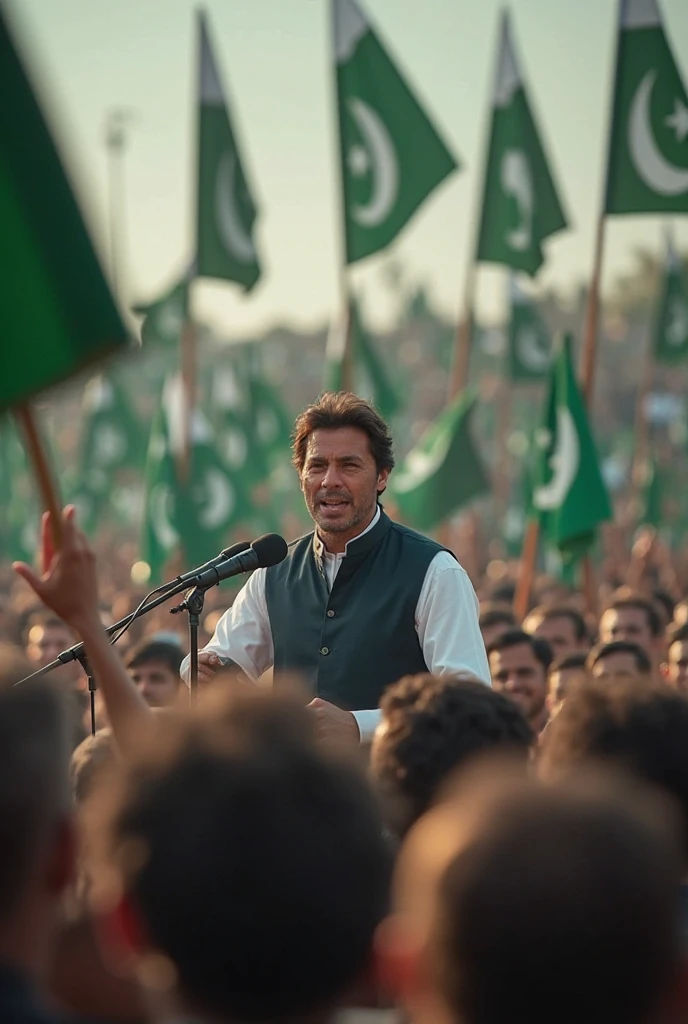 Imran Khan in pti rally real picture Imran Khan
