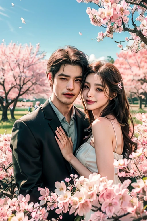 Couple,Magic, flowers,universe