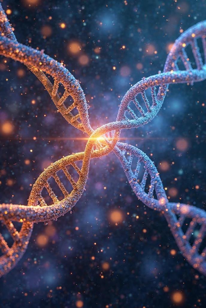 Create a highly detailed, sciencethemed digital illustration titled