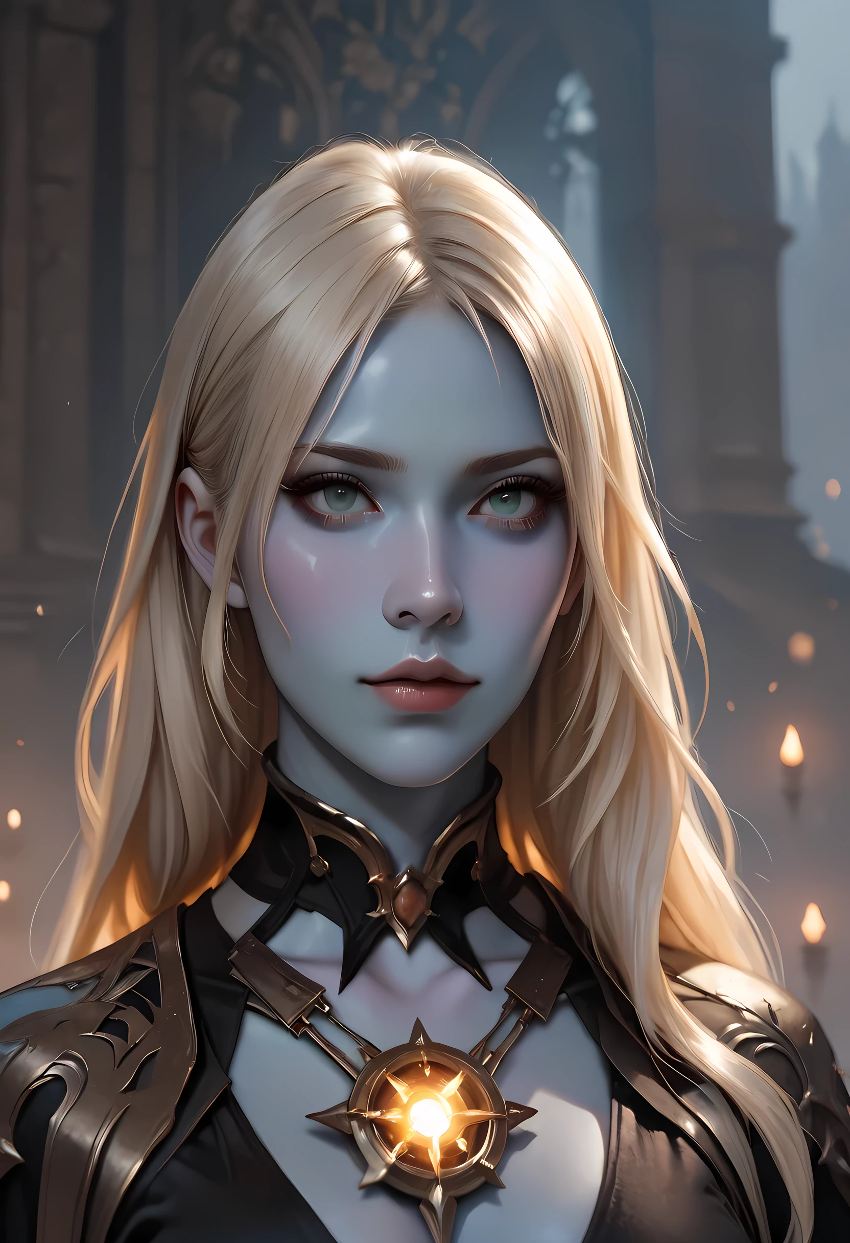 portrait a olo female ((blue skin: 1.5)), intense details facial details, exquisite beauty, cleric, (dark blue skin: 1.5)) female, ((yellow hair: 1.5)), long hair, (((no ears: 1.5))), (green eyes: 1.3), armed with a fiery sword red fire, wearing (twilight priestly combat vestments: 1.5), wearing high heeled laced boots, wearing an (orange cloak:1.3), wearing glowing holy symbol, fantasy art, dnd art, RPG art, wide shot, (masterpiece: 1.4)  intense details, highly detailed, photorealistic, best quality, highres,  within fantasy temple background, reflection light, high details, best quality, 16k, [ultra detailed], masterpiece, best quality, (extremely detailed), close up, ultra wide shot, photorealistic, RAW, fantasy art, dnd art, fantasy art, realistic art,((best quality)), ((masterpiece)), (detailed), perfect face, fantasy, Cinematic Shot Cinematic Shot, fantasy, LOAsuccXL, fantasy, commix style, fantasy
