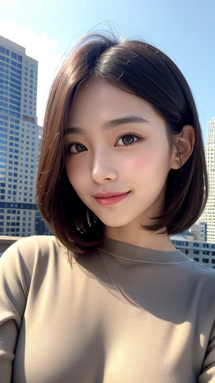 ((Top Quality, 8k, Masterpiece: 1.3)), Sharp Focus: 1.2, Perfect Body Shape Pretty Woman: 1.4, Slender Abs: 1.2, (Layered Haircut, Big: 1.8), (Sports Bra: 2.0), (Jogging: 1.8), (Street: 1.2), Highly Detailed Face and Skin Texture, Detailed Eyes, Double Eyelids, Smile, Bokeh,
