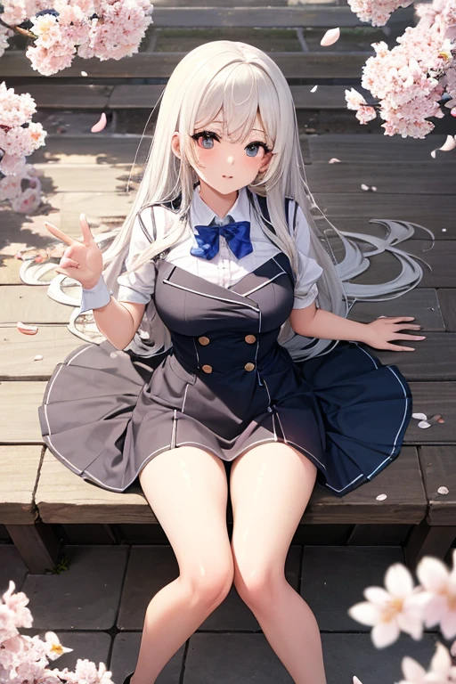 NSFW,Hololive,Shion Murasaki、1 female、Long Hair,pantyhose,High-quality lingerie,blush,(Perfect hands),(Perfect Anatomy),(masterpiece),(highest quality),Skirt Lift,School
