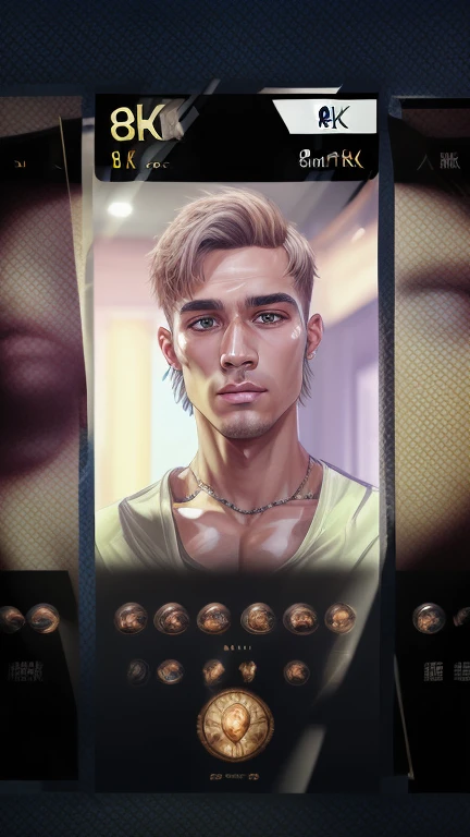 8k,score_9,score_8_up,score_7_up, yaoi, 1boys,gay, detailed, very short hair, blonde hair, freckles, blue eyes, freckles, freckles on body, muscle wide shoulders, muscle pecs, abs, vascular biceps and triceps,flanel shirt, cute, blondlust, boyish face, cute face,above perspective, looking at viewer, rain, cloudy sky, rain street