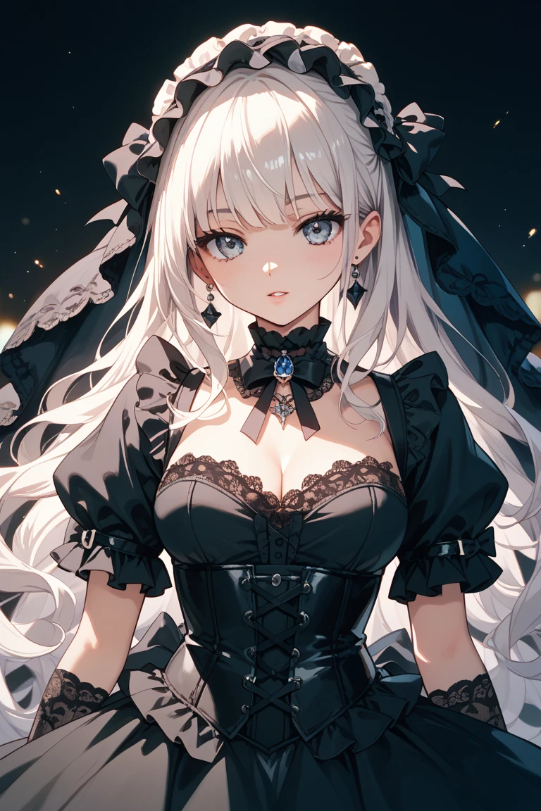 Highest quality,Highest Resolution,Gothic Lolita fashion lady,