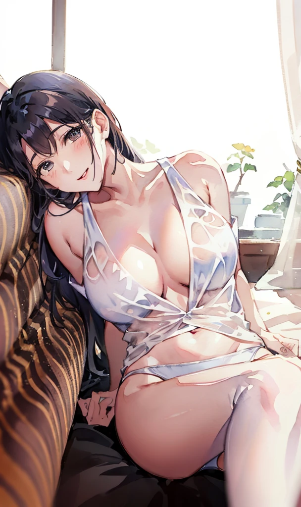 (masterpiece, highest quality, highest quality, Official Art, Beautiful and aesthetic:1.2, Cinematic lighting、Key light at 45 degrees from the front, Fill Light、Soft backlight), 


Beautiful Face、Perfect round ass、The body is slim、Fit and body、Pale skin、blue eyes、Long eyelashes、Glossy face、Pervert woman、Beautiful mature woman, 
(Oily skin、Glowing Skin、Realistic skin texture、Beautiful skin in every detail、Shiny skin), 

character: Kyoka Tachibana、31-year-old female、

accurate to the human body、Correct five-finger、Perfect human body、Detailed people、Highly detailed face and skin texture、Natural neck length、(Beautiful Hands)、Beautiful, long and slender legs、Correct two legs、Correct two arms、

(((pink shining light)))

Sleeveless dress、

Woman straddling a man、Female Pervert on the bed of a love hotel,

Cleavage exposed, Beautiful woman, Captivating smile, 
Captivating smile, Naughty face, Sweat, vapor, blush, Excited, Best Sexual Poses, A loving gaze、A sweet face、Temptation Pose