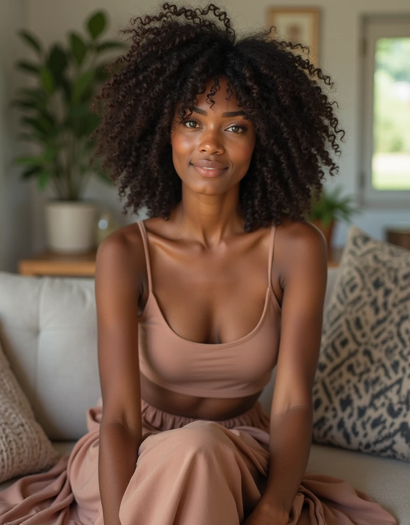 "Ultra-realistic image of a beautiful 18-year-old Afro-Latin girl,Caramel peel, corps parfait, Prendre un selfie dans son bureau avec son iPhone 14, maigre, taille ultra-fine, cheveux rouge, Curly curly hair karibean , piercing green eyes.hyper-realistic，anatomie correcte，Facial features are carefully represented，Boucles gratuites, curly red hair, (cour, curly red hair), Long curly wild red hair, cheveux multiversaux, cour, curly red hair, curly red hair, Boucles, wavy hair spread out, Boucles baroques, Boucles, Curly,Texture des cheveux, Curly bang