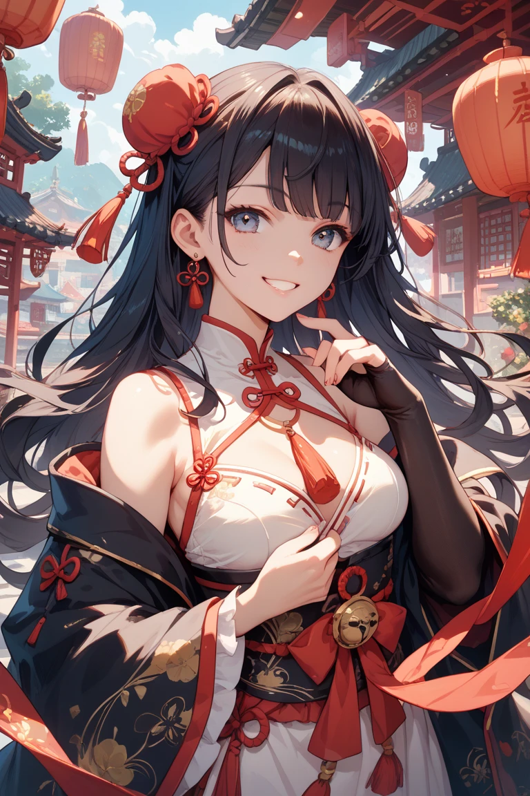 Horny women japanese shrine costume add_detail 