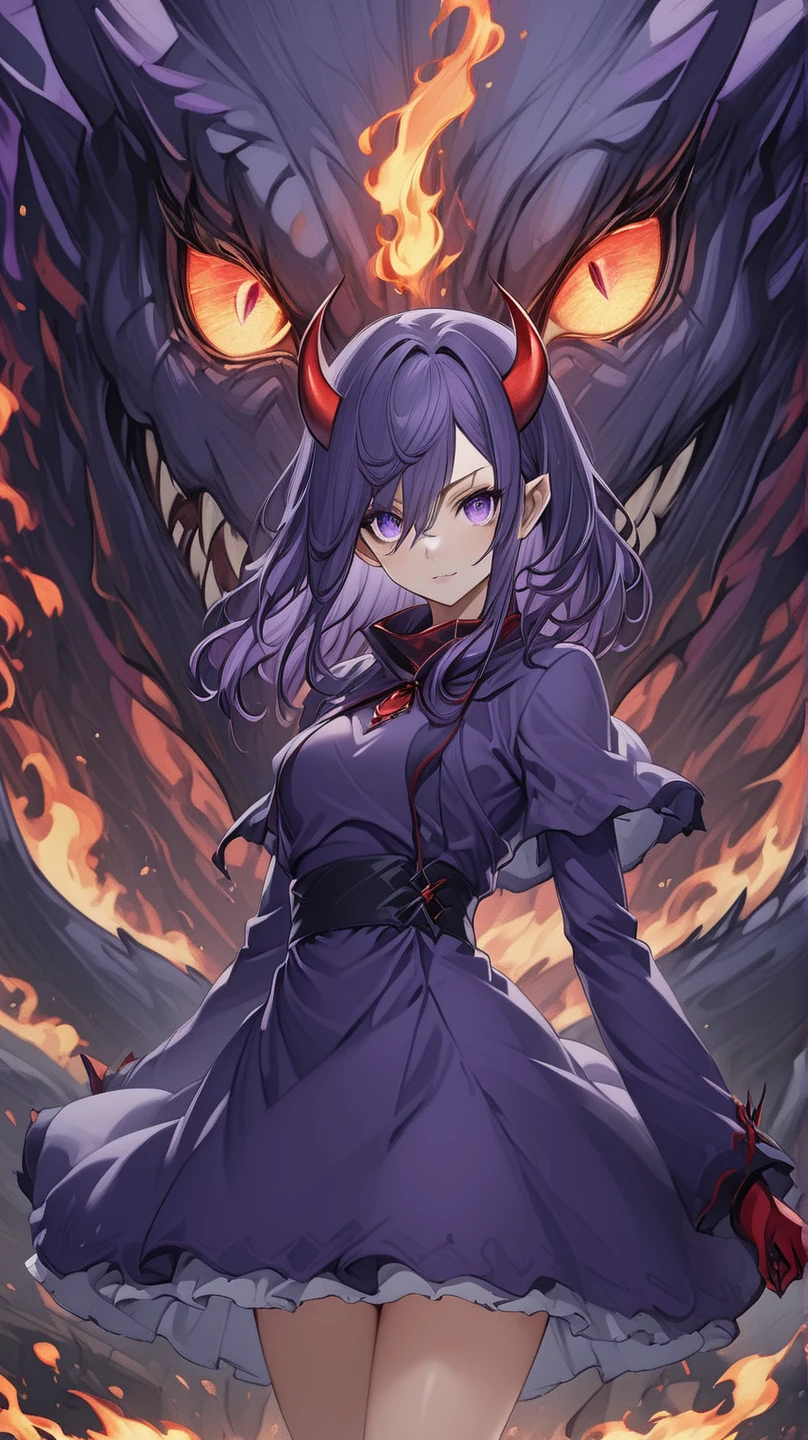 generate me a manga cover related to demons and the modern world