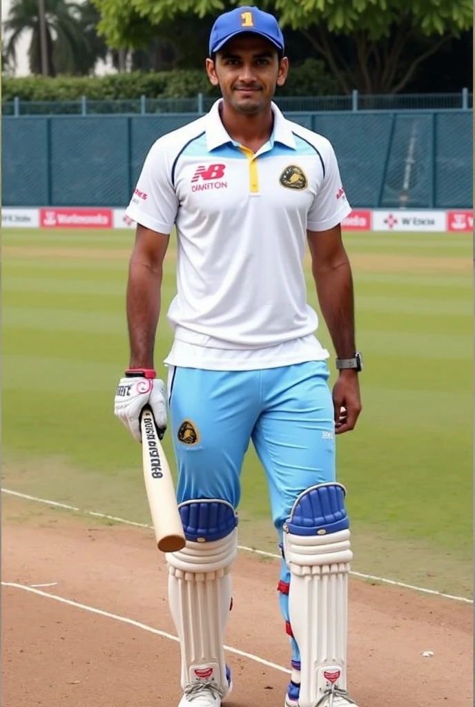 A sri lankan cricketer
Jersey number 20 showing the jersey name
While batting
Jersey name at the back