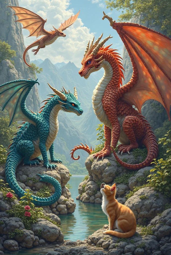 Sitting Dragons to Print 