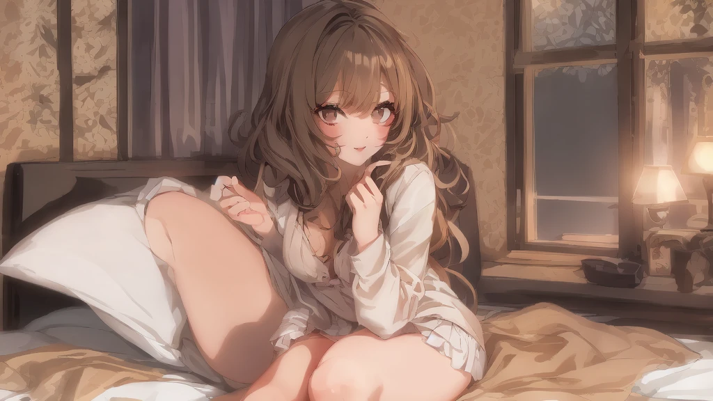 Adorable, masterpiece、Best image quality、最high quality、 cryin ,Cute Characters, Most detailed, high quality、(Tabletop、8K、masterpiece、最high quality)、((Half Up))、Brown eyes、Brown Hair、Fluffy hair、Delicate eyes、Brown outerwear、Light brown sweater、((Scared))、(((cry)))、(missionary, 1boy, penis, lying, vaginale, ass pov, spread legs, Sex, nsfw)、nose blush、steam, Shiny Hair、Very fine and beautiful bright eyes、Very detailed, clear and beautiful face, Awards, Anatomically correct